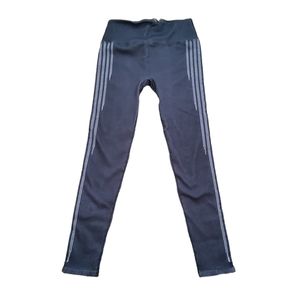 Fabletics Ribbed Activewear Leggings Size MBlack Grey  New